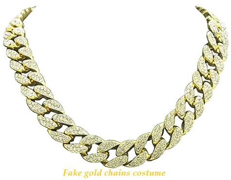 what are fake chains made out of